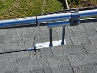 I made this mount for the scanner antenna.  I'm sure it will get repurposed later.