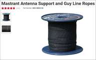 This is the guy line material I used.  Purchased from DX Engineering.