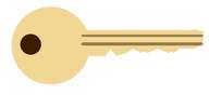 A key. A key.