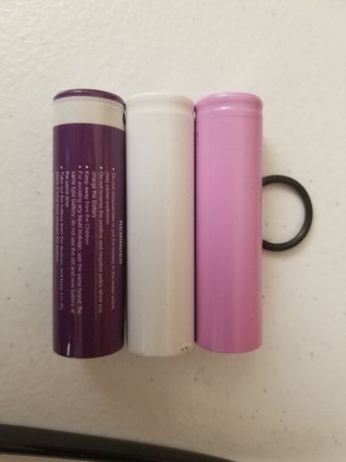 Image: Three kinds of Lithium batteries.