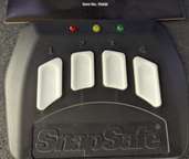 This keypad allows quick entry if you know the right sequence..