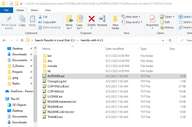 The contents of the Hamlib install folder. Hamlib install folder.