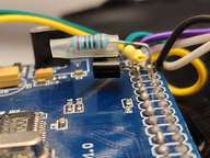 This demonstrates a mounting method. Don't use this as a wiring diagram.