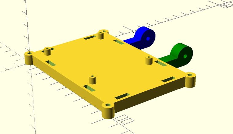 Image: The Pi mount base.