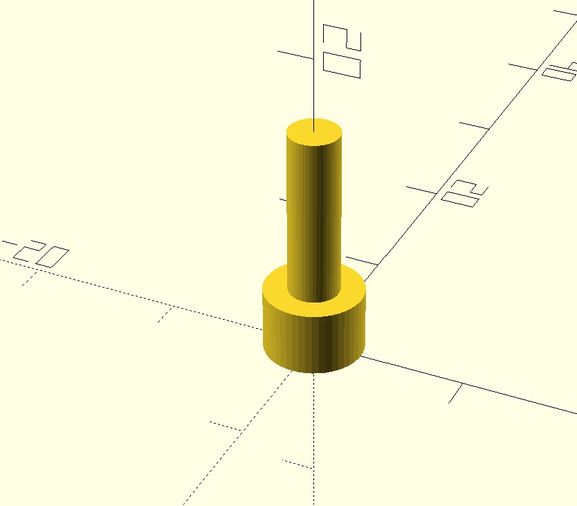 Image: The 3mm sockethead screw.