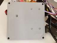 The blank face of LilWP. A shade will be glued on to help the camera.
