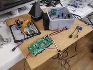 The LiPo UPS board is ready to install.  I modded it with a switch to disconnect the batteries.