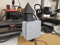 LilWP is assembled.  The house has a vented and screened eave that exhausts air from the induction fan.