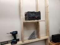 Proof-of-concept.  If the shelf is sturdy under this power supply, it's good!
