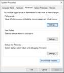 You want to see this dialog. Click 'Environment Variables'.
