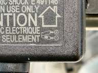 This little diagram tells us the conductor with the stripe is negative.  Important info.