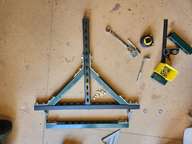 Maybe this pivot frame is overkill. But I work with what I have on hand whenever possible.