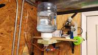 After many tries, this is the final working solution. Three quarter-inch tubes are perfect.